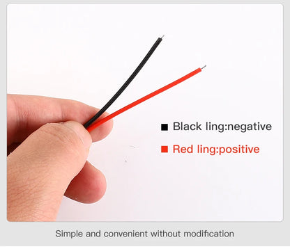12V Red Hood Strip Scan Starting Decor Flexible Daytime