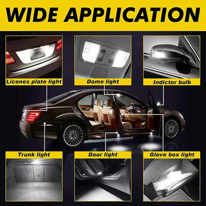 For Auto Interior Lamp Dome Read 4X Golden Festoon C5W Bulb 31MM