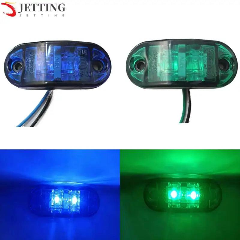 1PC 12V 24V Side Marker Warning Tail External Trailer