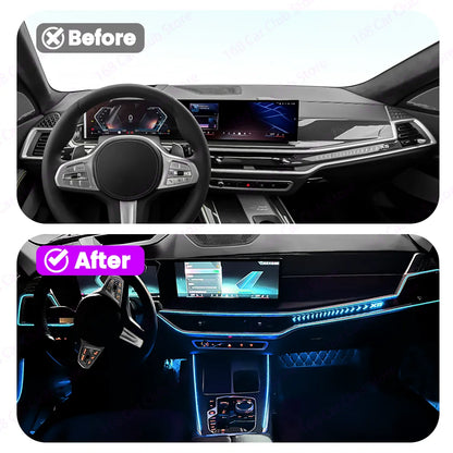 For LED 11 Color Center Console Ambient BMW X5 X6 X7 G05 G06