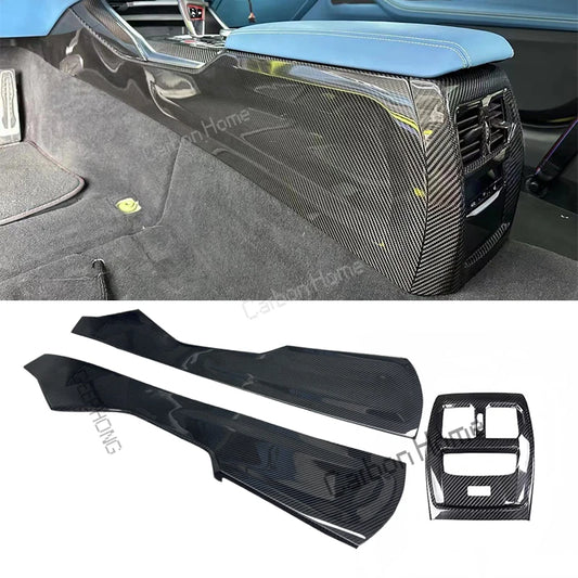 For Bm G80 G81 M3 G82 Dry Carbon Interior Console Armrest Rear