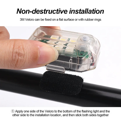 Wireless Remote Control Aircraft Strobe Motorcycle Bike Drone