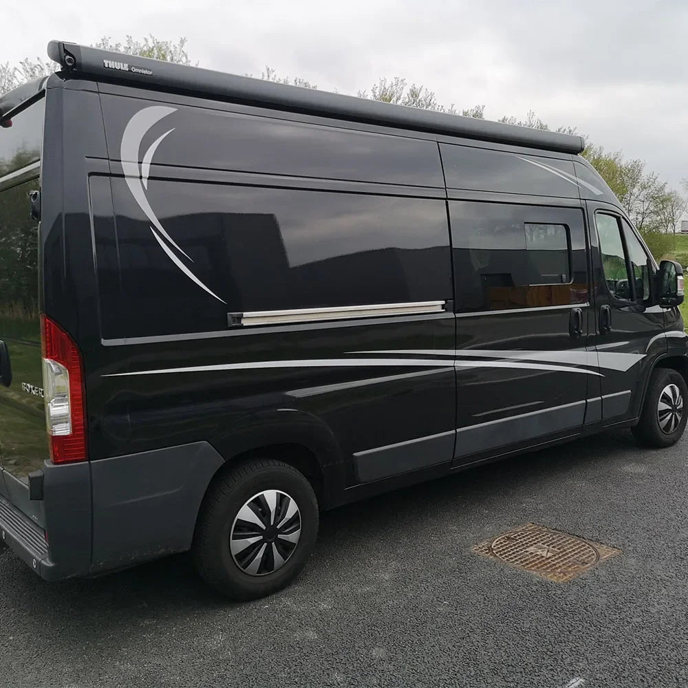 For Camper Body Side Stickers Graphics Stripes Decal Van Rv