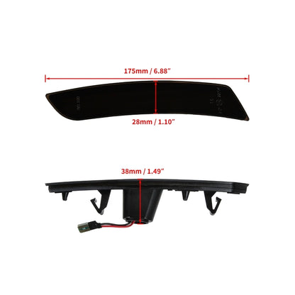 For Chevy Camaro 2016-2023 4PCS Set Bumper Side Marker Front