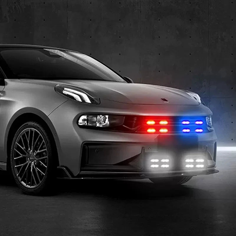 2LED Front Deck Grille Clip Strobe 12V Daytime Running
