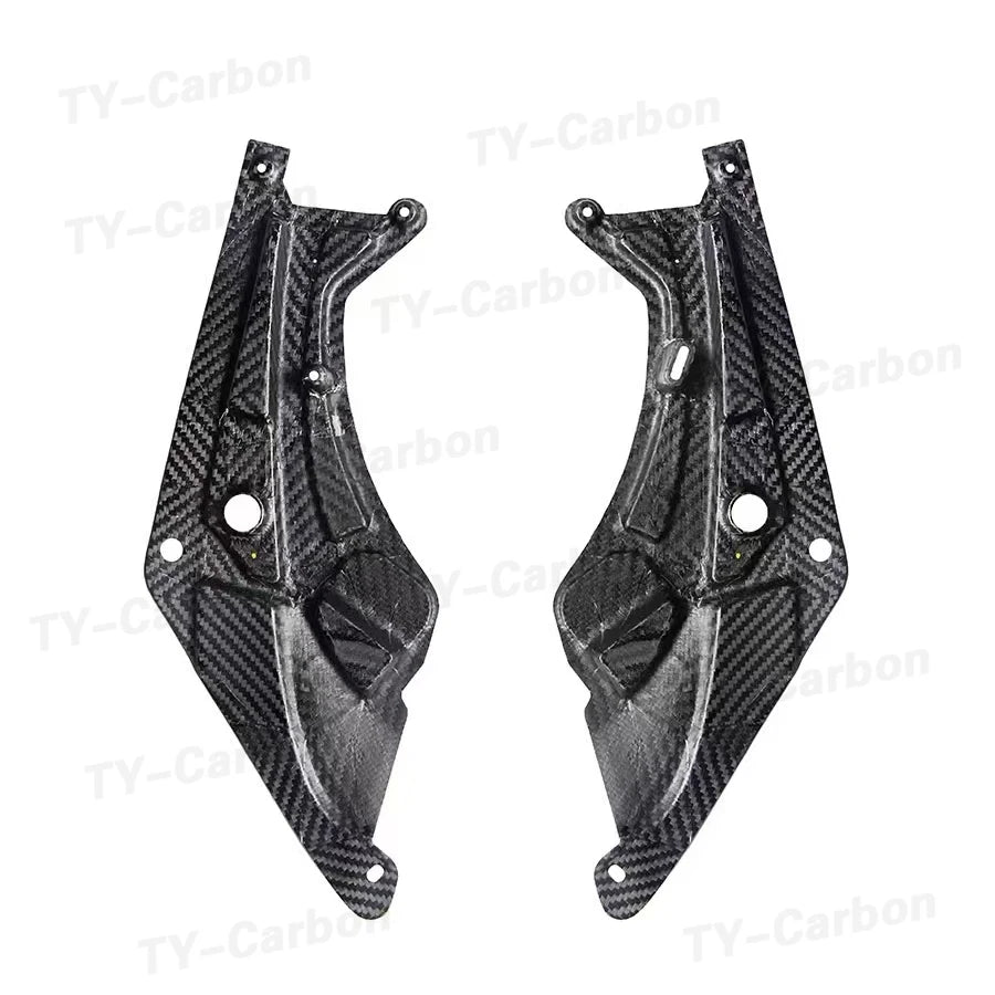For BMW M3 G80 G81 M4 Dry Carbon Fiber Engine Compartment Trim