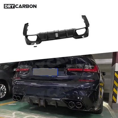 For BMW 3 Series G20 G28 Rear Bumpers Lip Diffuser Side