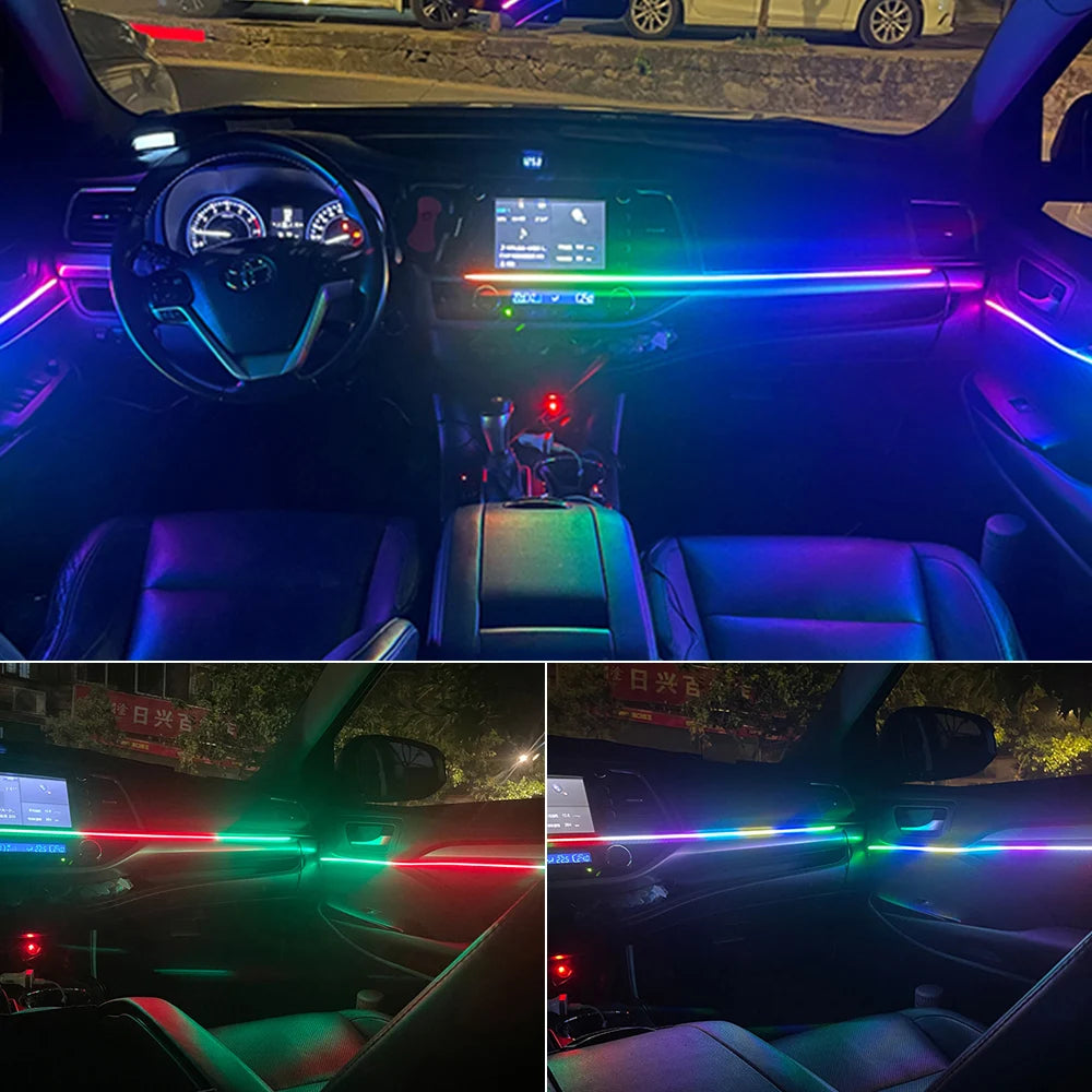 Ambient In RGB Colors Symphony Interior Acrylic Guide Fiber