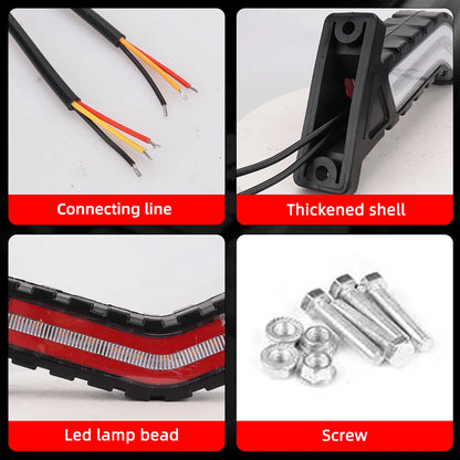 12-24v 2PCS Side Marker Warning Rear Tail External Trailer