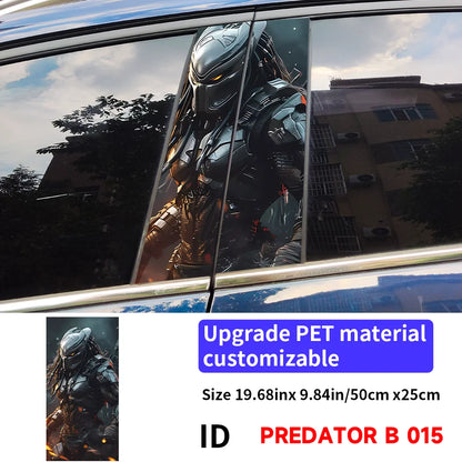 Predator Stickers b-pillar Vinyl Decals Waterproof Center Pillar