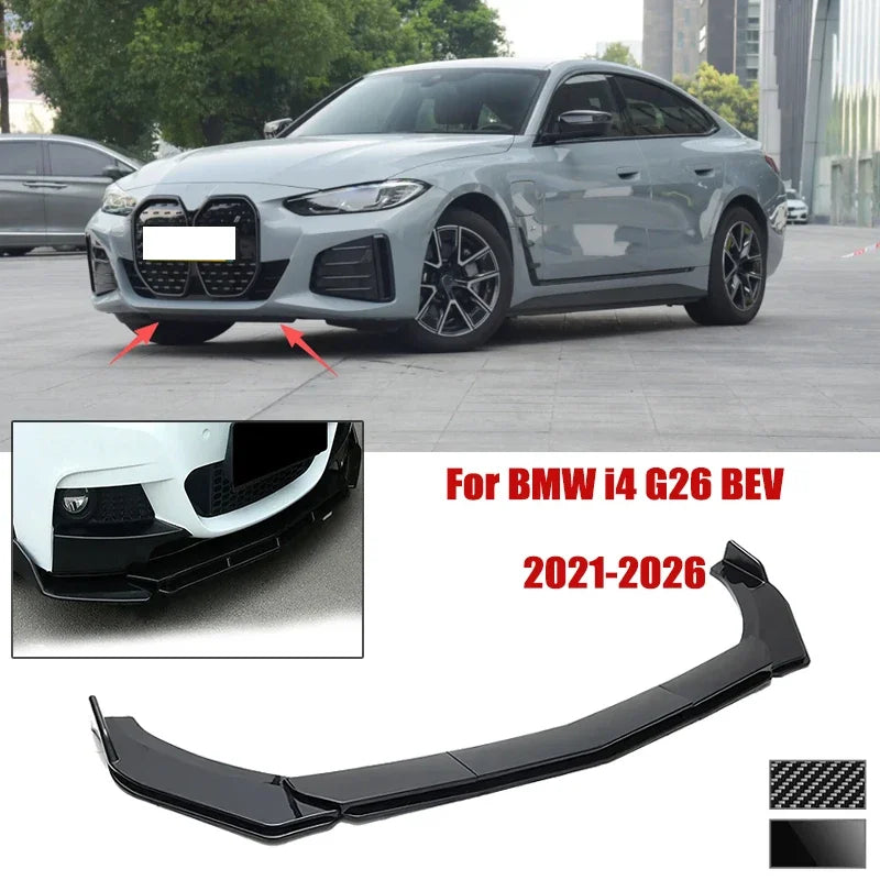 For BMW I4 G26 Bev 2021-2026 5PCS Front Bumper Shovel Spoiler