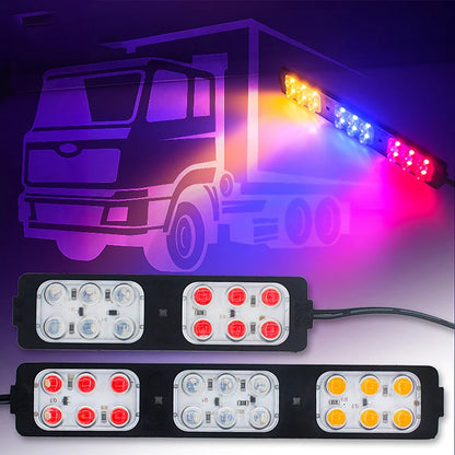 1PCS Truck Side Flashing Warning Emergency Indicator Van