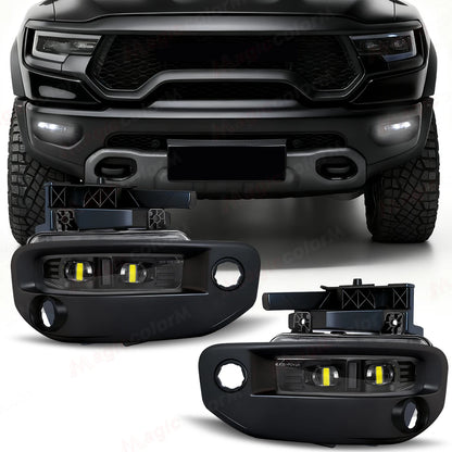 For Dodge Ram 1500 2019 2020 Fog Lamps 2021 2022 2023 Drl