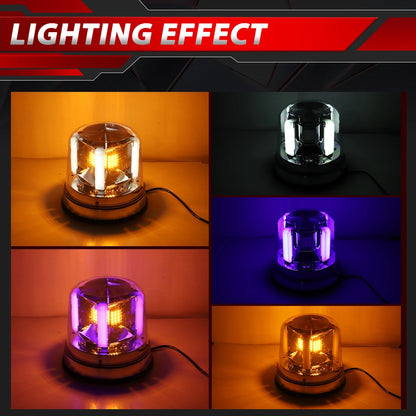 Strobe Roof Warning Emergency Signal Lamps Purple White Yellow