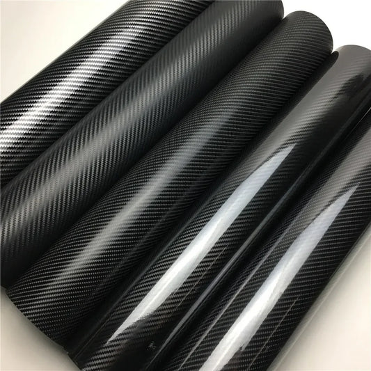 2D 3D 4D 5D 6D Glossy Carbon Fiber Vinyl