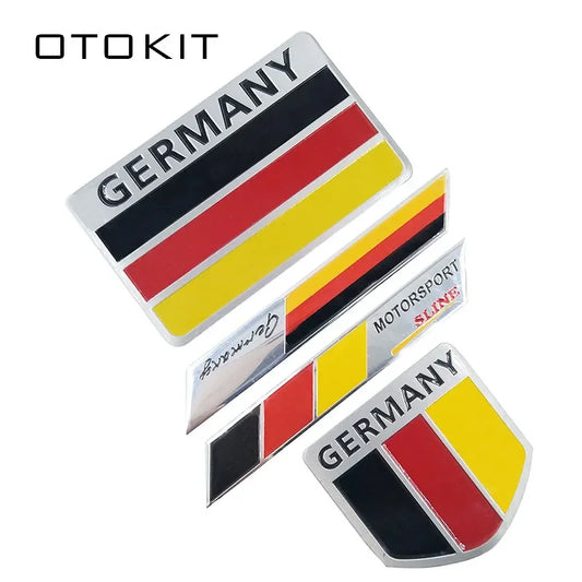 For Renault Peugeot Citroen Cruze Chevrolet 3D Germany Flag