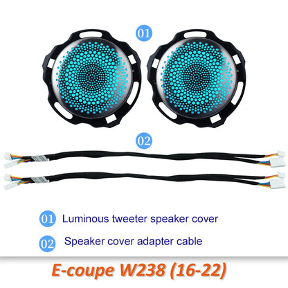 For Mercedes Benz C E-Coupe W238 W205 Horn Audio Trim Glow Cover
