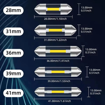 12V Reading double-point Interior C5W Lighting Rear Roof Bulb