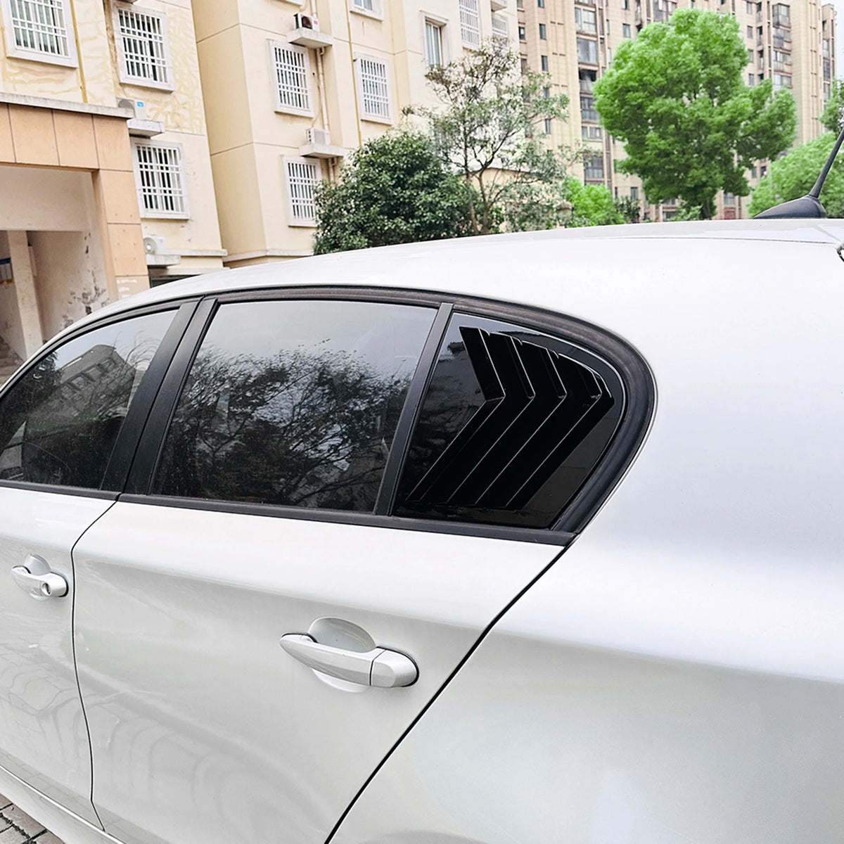 For BMW 1 Series E87 2005-2011 Rear Side Window Louver Shutter