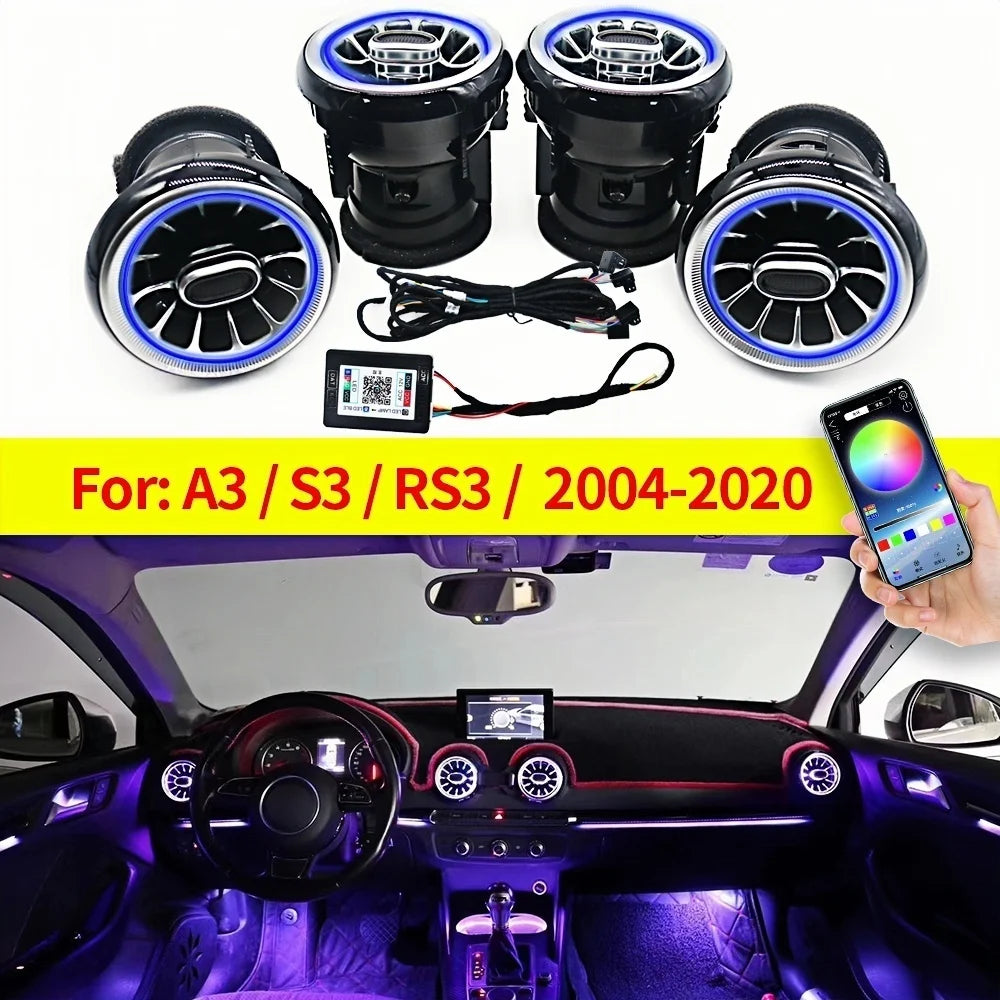 For Audi A3 S3 RS3 8V 256 Colours Bluetooth APP Control 8Y 8P