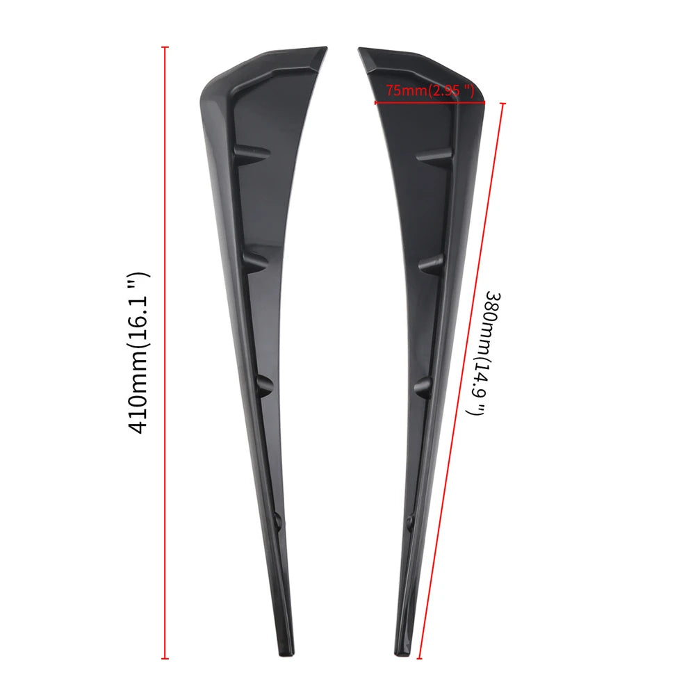 For Audi A3 A4 A5 A6 Side Fender Spoiler Wind Knife Air Vent