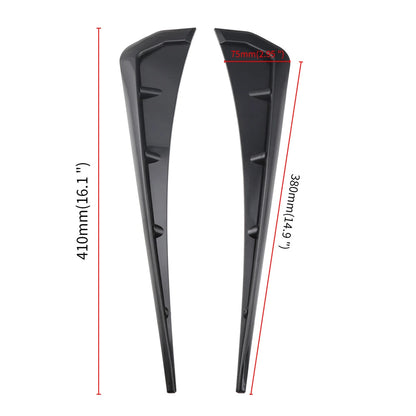 For Audi A3 A4 A5 A6 Side Fender Spoiler Wind Knife Air Vent