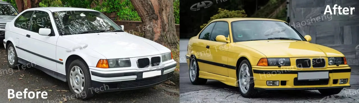 Series BMW 1991-1998 E36 M3 Bumper Body Kit Plastic