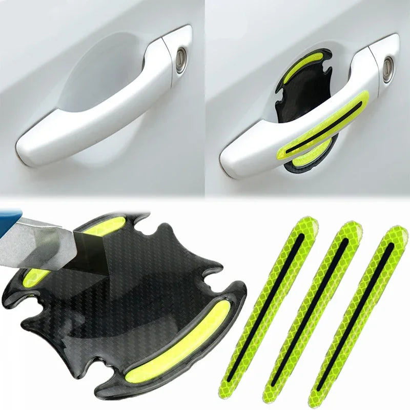 Door Handle Protective Cover Stickers Safety Bumper Sticker