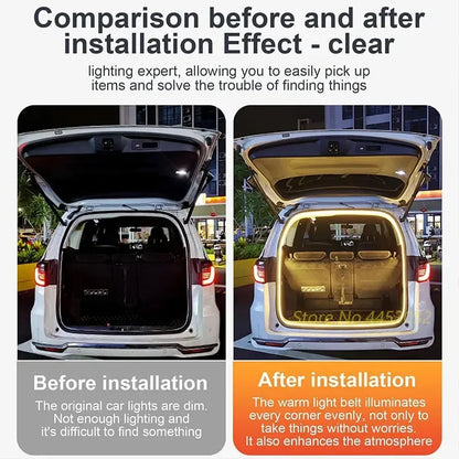 For Volkswagen Golf MK7 7 2014-2020 Trunk Atmosphere Strip Easy