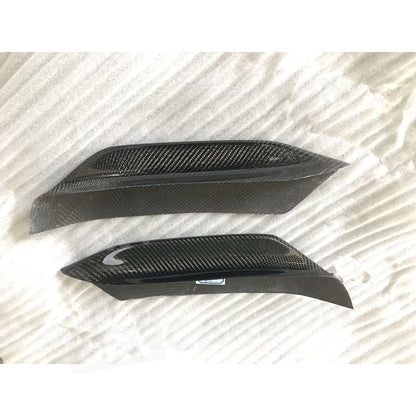 For BMW F80 M3 F82 F83 Carbon Fiber Front Bumper Fog Eyebrows
