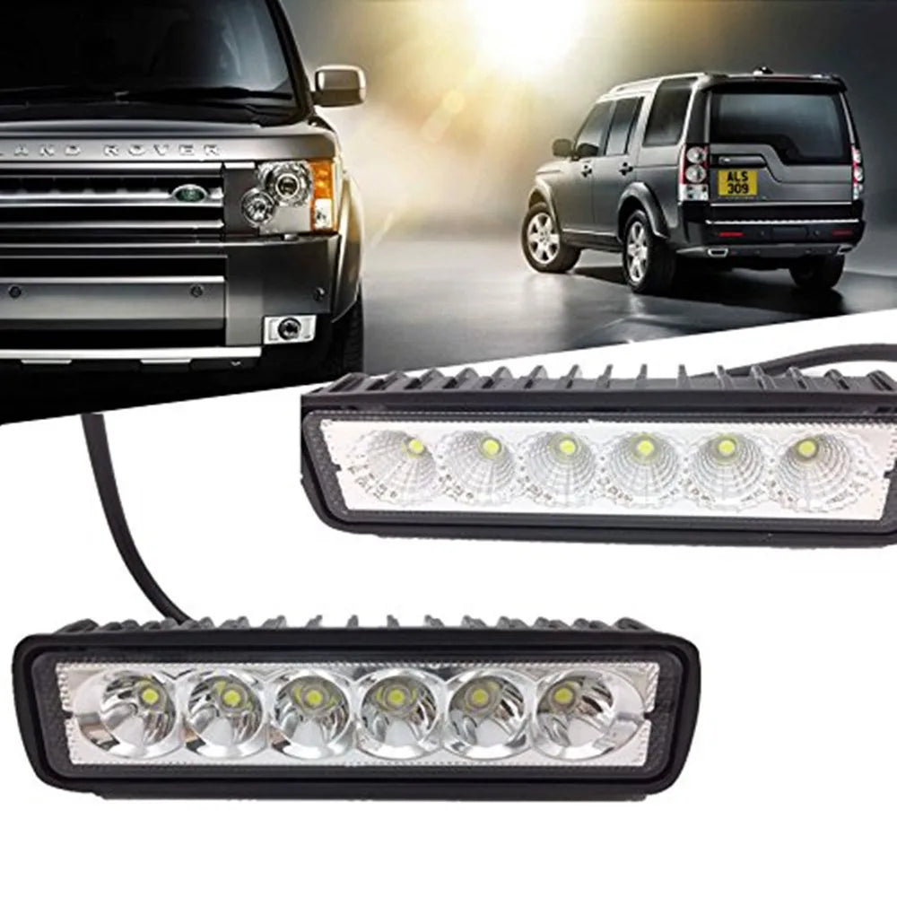 18W Work Bright Spotlight Offroad Automobile Truck Driving Fog