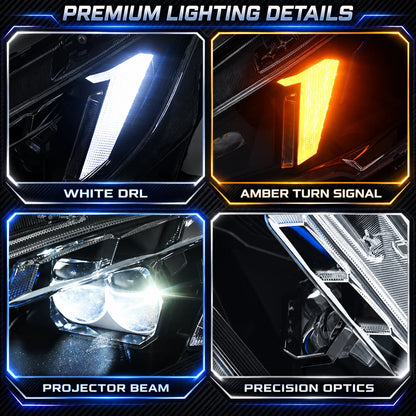 For Honda Civic 2016-2021 Sedan Hatchback Typy Pair Headlights