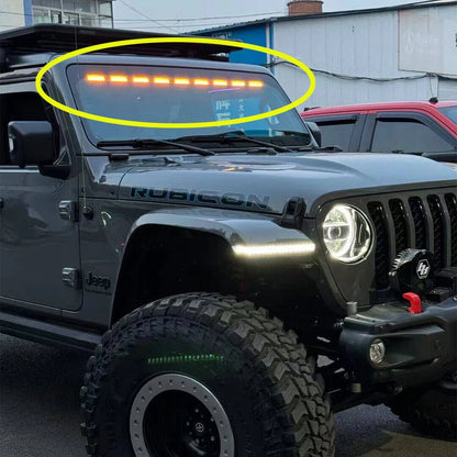 For Jeep Lantsun J9035 Inner Glass Yellow Strip Wrangler Jl Jt