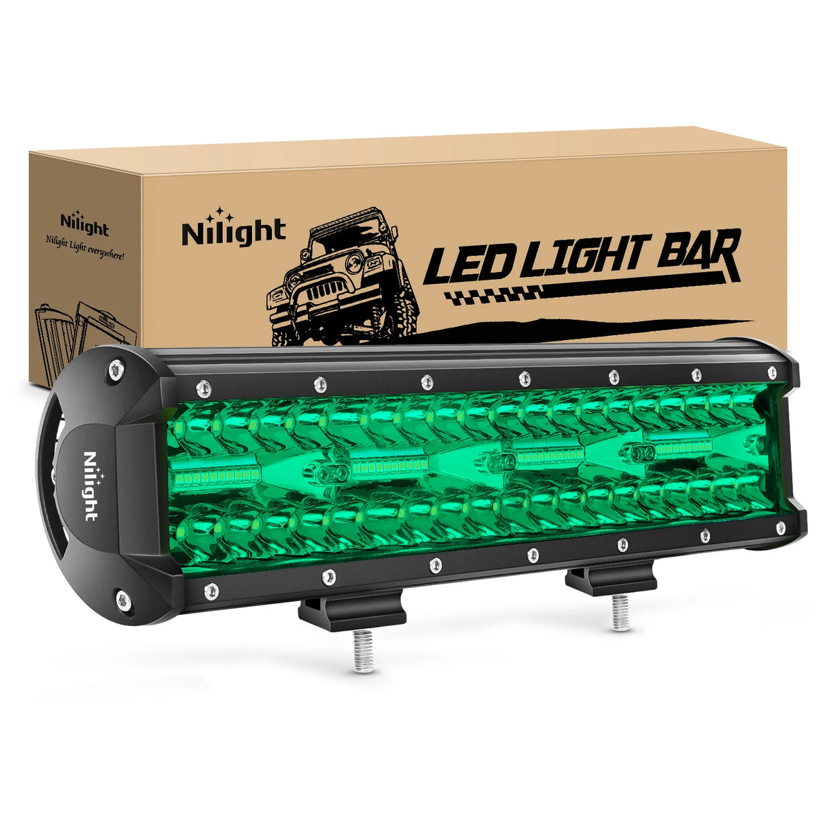 For Utv ATV Nilight Pods Bar 6.5 12 Inch 60W 120W 240W
