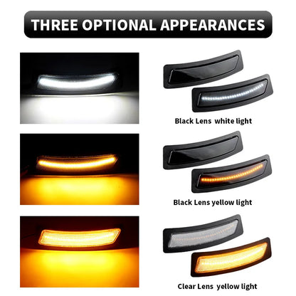 For BMW 3 F30 F31 320IX 2PCS Smoke Len Side Marker Turn Signal