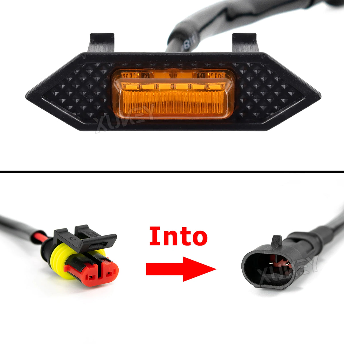 For Toyota RAV4 2019 2020 2021 4PCS Amber Raptor Grille Front