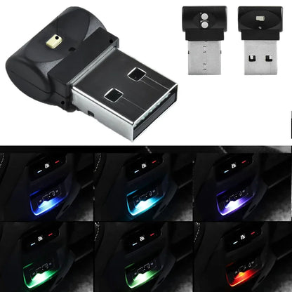 MINI USB Interior Atmosphere Emergency Lighting Colorful