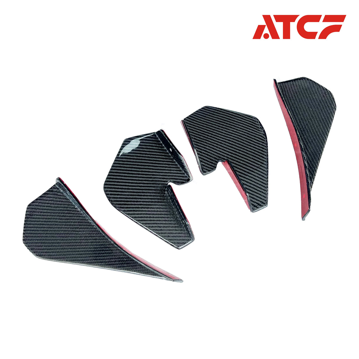 For BMW F80 F82 F83 Carbon Fiber GT4 Canards