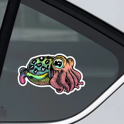 self-adhesive Decal Cuttlefish Sticker Waterproof Decors On