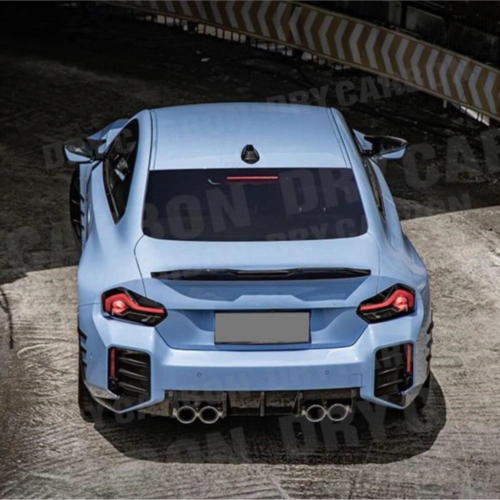 For BMW 2 Series M2 G87 Dry Carbon Fiber Rear Bumper Diffuser