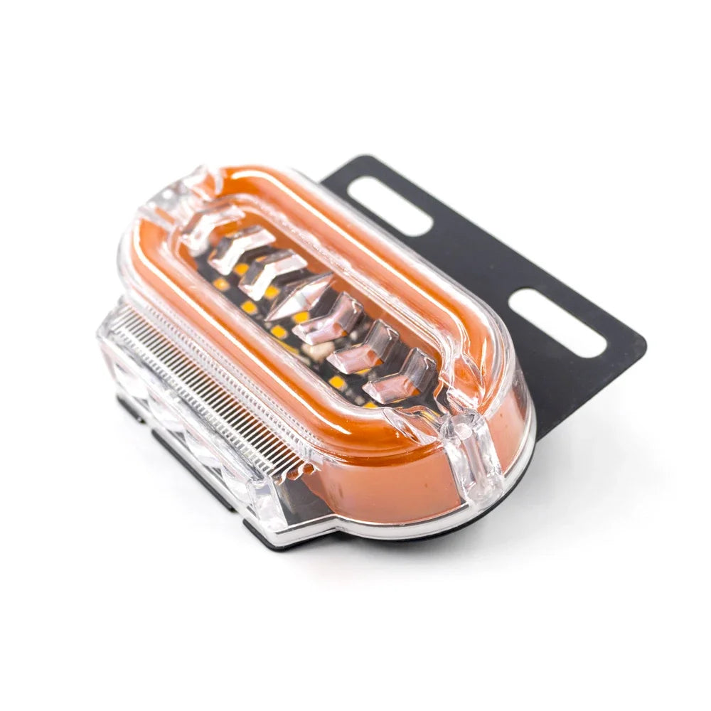 8PCS 24V Amber Side Marker Signal Modes External Warning