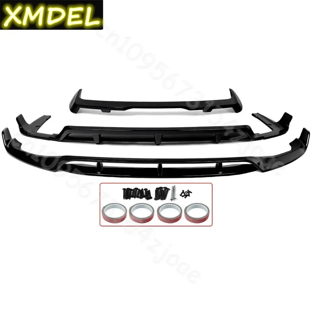 For BMW X7 G07 2023-2024 2025 Front Lip Rear Diffuser Spoiler