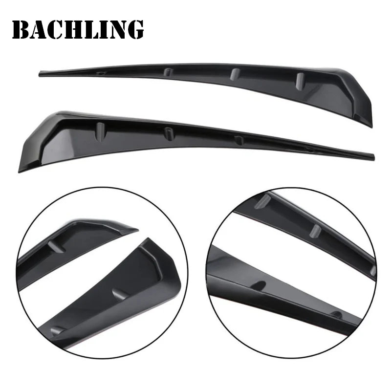 Side Fender Wing Air Vent Hood Intake Cover Moulding