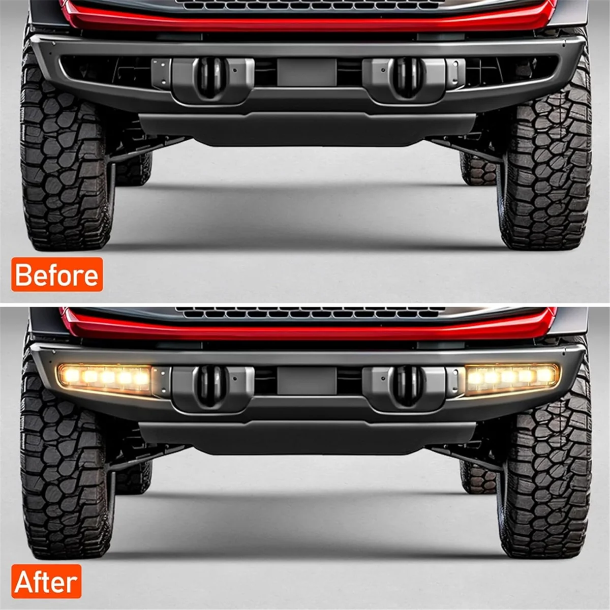 For Ford Bronco 2021-2023 2 4-Door reliable-led Fog Assembly