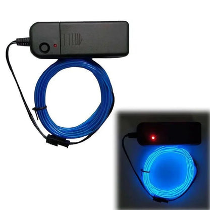 Neon Interior Lighting Strips Cigarette Drive Wire Control USB