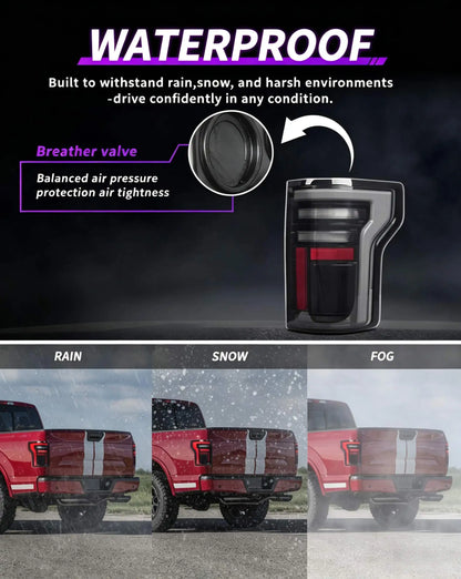 For Ford F150 Automotive Tail Light Assembly 2015-2020 Dynamic