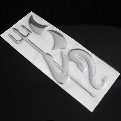 Pvc 3D Devil Demon Sticker Cool Logo Decals