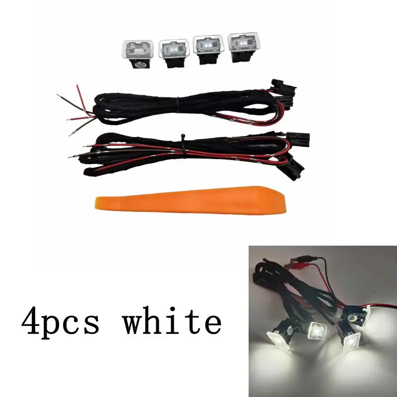 For Audi A4 A5 A6 A7 1SET Door Trim Ambient Atmosphere Storage