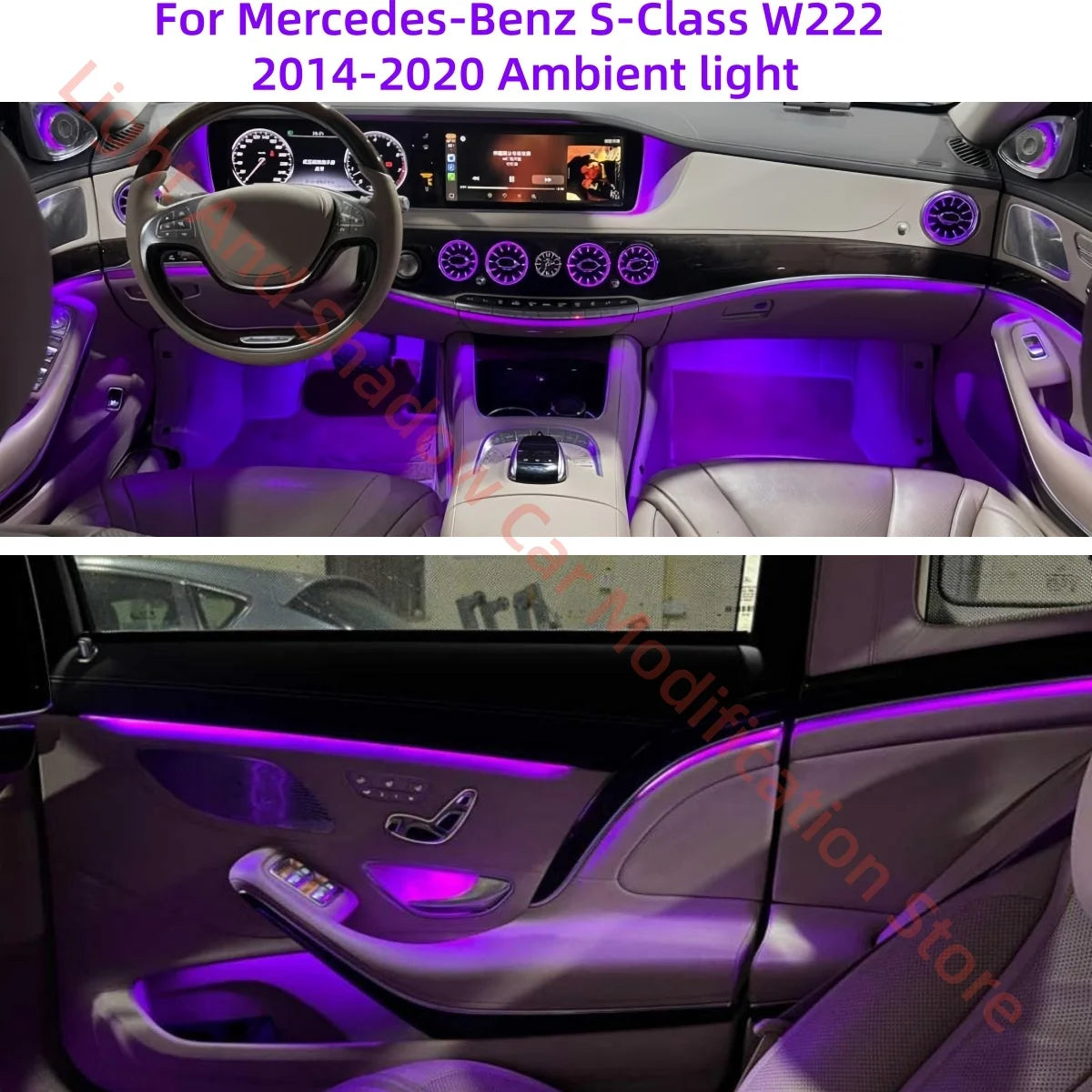 For Mercedes-Benz S-Class W222 2014-2020 Interior Lighting
