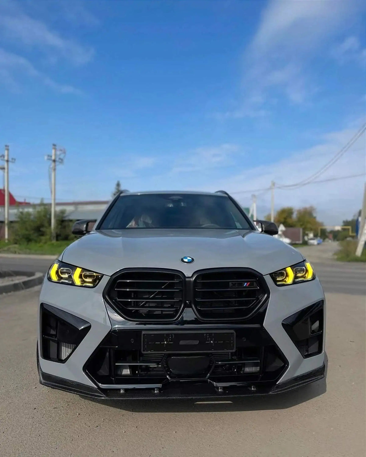 For BMW X5 G18 X6 G19 X5M F95 X6M F96 Lci Yellow Drl White Dual